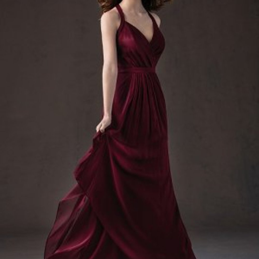 NWT Cranberry Halter Bridesmaids Dress